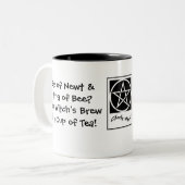 Eye of Newt & Sting of Bee?魔女の醸造… ツートーンマグカップ (正面左)