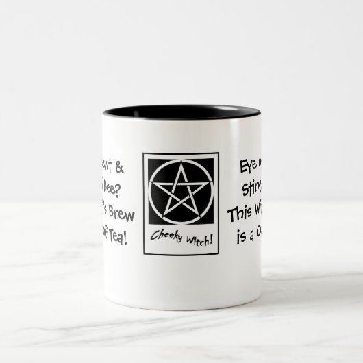 Eye of Newt & Sting of Bee?魔女の醸造… ツートーンマグカップ (中央)