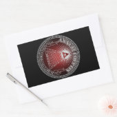 Eye of Providence 4 長方形シール (封筒)