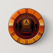 Eye of Providence clock 缶バッジ (正面)