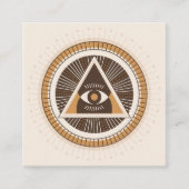 Eye Of Providence Protection Pass Along Cards コーリングカード (正面)