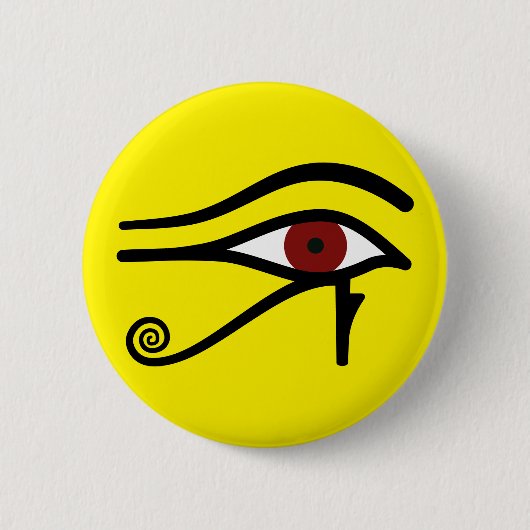 Eye of Ra – エジプトの神 缶バッジ (正面)