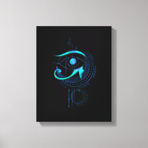 Eye Of Ra Geometry Cosmic Spiritual キャンバスプリント