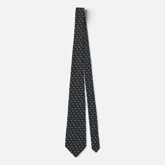 Eye Of Ra Horus Tie Armani Gray Black Tie ネクタイ (正面)