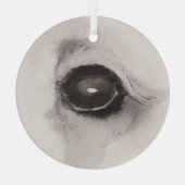 Eye of the Bear – Gaze Collection Glass Ornament ガラスオーナメント (裏面)