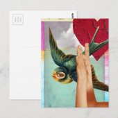 Eye of the Beholder, Abstract Digital Collage ポストカード (正面/裏面)