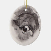 Eye of the Bison – Gaze Collection Ceramic Ornamen セラミックオーナメント (右)
