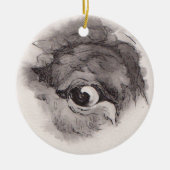 Eye of the Bison – Gaze Collection Ceramic Ornamen セラミックオーナメント (正面)