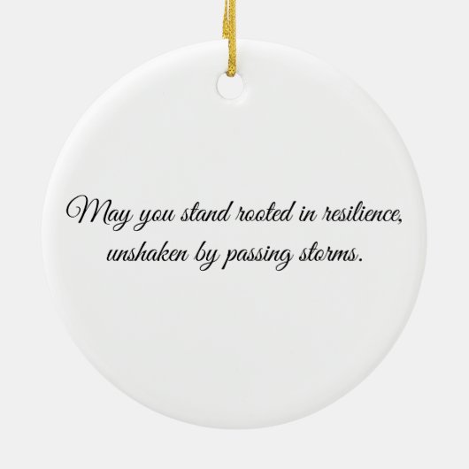 Eye of the Bison – Gaze Collection Ceramic Ornamen セラミックオーナメント (裏面)