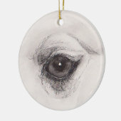 Eye of the Camel – Gaze Collection Ceramic Ornamen セラミックオーナメント (左)
