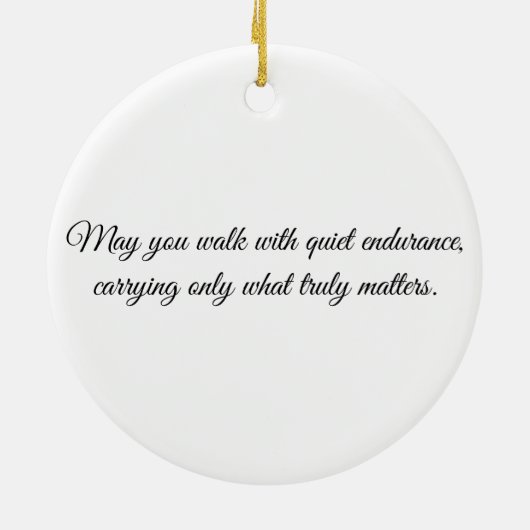 Eye of the Camel – Gaze Collection Ceramic Ornamen セラミックオーナメント (裏面)