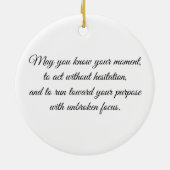 Eye of the Cheetah – Gaze Collection  セラミックオーナメント (裏面)