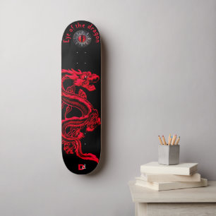 Eye of the Dragon Red and Black Dd Brand   スケートボード