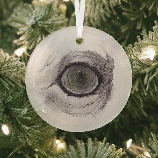 Eye of the Fox – Gaze Collection Ceramic Ornament ガラスオーナメント (インサイチュ)