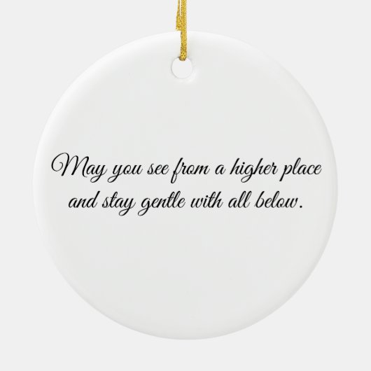 Eye of the Giraffe – Gaze Collection セラミックオーナメント (裏面)