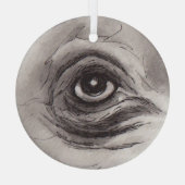 Eye of the Hippo – Gaze Collection ガラスオーナメント (裏面)