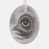 Eye of the Hippo – Gaze Collection ガラスオーナメント (正面右)