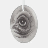 Eye of the Hippo – Gaze Collection ガラスオーナメント (正面左)