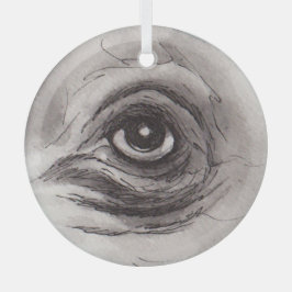 Eye of the Hippo – Gaze Collection Glass Ornament ガラスオーナメント
