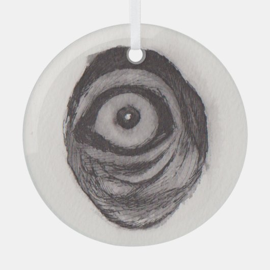 Eye of the Monkey – Gaze Collection ガラスオーナメント (正面)