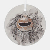 Eye of the octopus – Gaze Collection ガラスオーナメント (裏面)