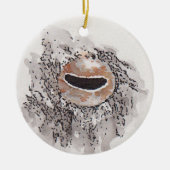 Eye of the octopus – Gaze Collection セラミックオーナメント (正面)