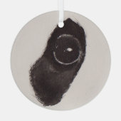 Eye of the Panda – Gaze Collection ガラスオーナメント (裏面)