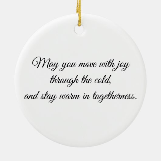 Eye of the Penguin – Gaze Collection セラミックオーナメント (裏面)