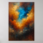 Eye of The Storm Abstract ポスター (正面)