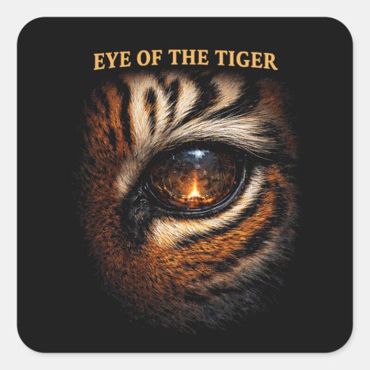 Eye of the Tiger スクエアシール (正面)