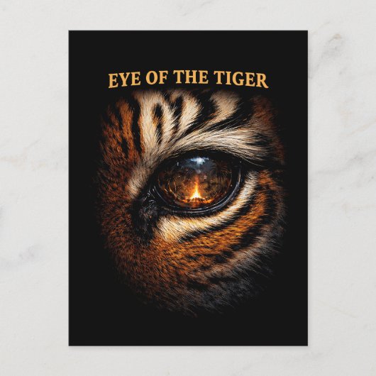 Eye of the Tiger ポストカード (正面)