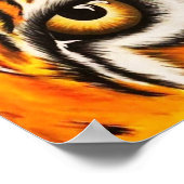 Eye of the Tiger 8x10プリントアートby Noel Estes ポスター (角)