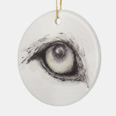 Eye of the Wolf – Gaze Collection Ceramic Ornament セラミックオーナメント (左)