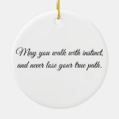 Eye of the Wolf – Gaze Collection Ceramic Ornament セラミックオーナメント (裏面)