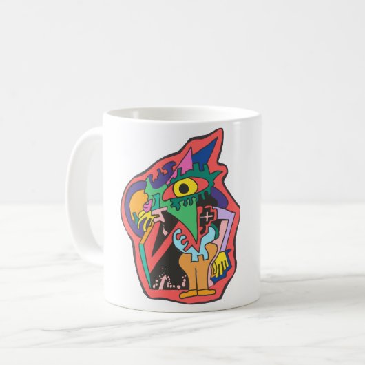 Eye on You Coffee Mug コーヒーマグカップ (正面左)