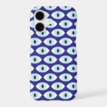 Eye Pattern iPhoneケース | ディープインディゴ