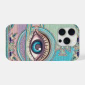 Eye-Planet-ペイズリー iPhone カーケース iPhoneケース (裏面横)