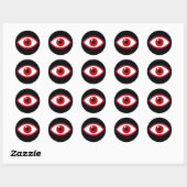 Eye See You BRW Sticker ラウンドシール (シート)