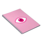 Eye See You Pink Notebook ノートブック (右側)