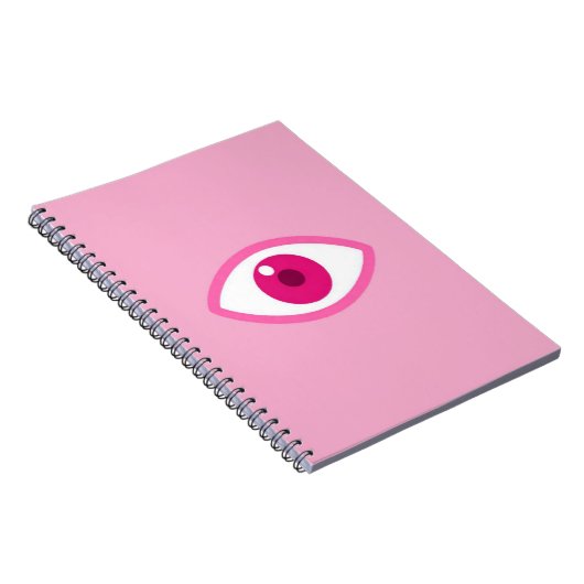 Eye See You Pink Notebook ノートブック (右側)