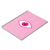 Eye See You Pink Notebook ノートブック (左側)