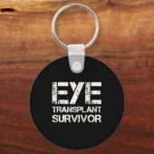 Eye Transplant Survivor For Transplant Awareness D キーホルダー (正面)