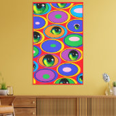 Eyeball Patch キャンバスプリント (インサイチュ (リビング))