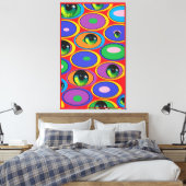 Eyeball Patch キャンバスプリント (インサイチュ (寝室))