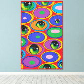 Eyeball Patch キャンバスプリント (インサイチュ (ウッドフロア))