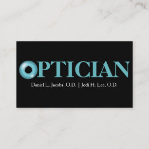 EyeBall Vision Clinic Doctor Optician Business 名刺