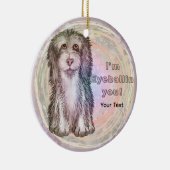 Eyeballing You Sheepdog セラミックオーナメント (右)