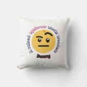 Eyebrow Sass: A Raised Eyebrow Works Wonders クッション (正面)