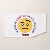 Eyebrow Sass: A Raised Eyebrow Works Wonders ハンドタオル (ハンドタオル)