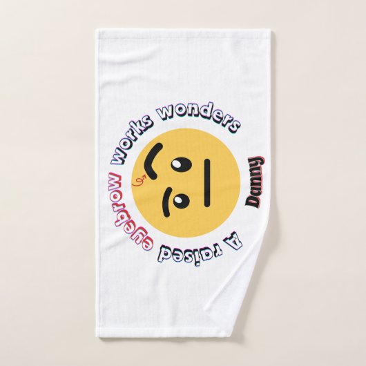 Eyebrow Sass: A Raised Eyebrow Works Wonders ハンドタオル (ハンドタオル)